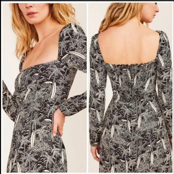 REFORMATION NWT SIGMUND MIDI DRESS US0 / BLOGGER'S Fav. SOLD OUT PRINT - Picture 12 of 16